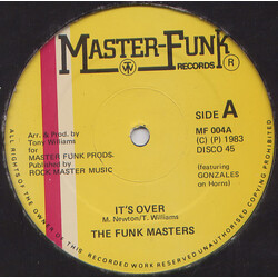 Funk Masters It's Over USED VINYL 12INCH 45 RPM