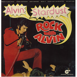 Alvin Stardust Rock With Alvin Vinyl LP USED