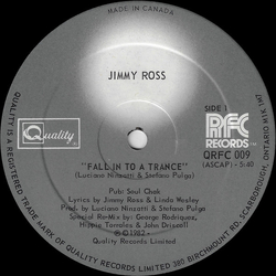 Jimmy Ross Fall In To A Trance Vinyl 12" USED