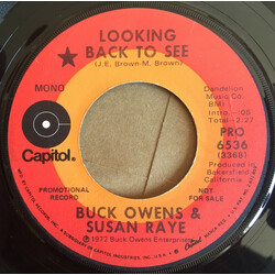 Buck Owens / Susan Raye Looking Back To See Vinyl 7" USED