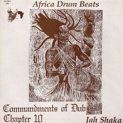 Jah Shaka Africa Drum Beats: Commandments of Dub Chapter 10 Vinyl LP USED