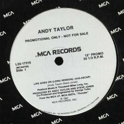 Andy Taylor Life Goes On Vinyl 12" USED