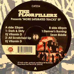 Sean Biddle / DJ Vitamin D The Floorfillerz - More Saturated Tracks EP Vinyl 12" USED