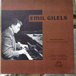 Emil Gilels / Sergei Vasilyevich Rachmaninoff / Orchestre De La Société Des Concerts Du Conservatoire / André Cluytens Piano Concerto No. 3 In D Minor
