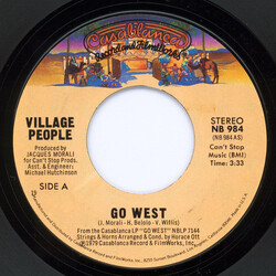Village People Go West USED VINYL 7INCH 45 RPM SINGLE STEREO