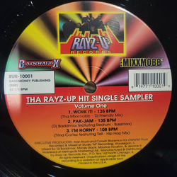 Various Tha Rayz-Up Hit Single Sample Volume One Vinyl 12" USED