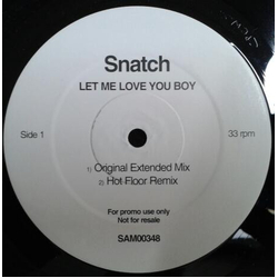 Snatch (2) Let Me Love You Boy Vinyl 12" USED