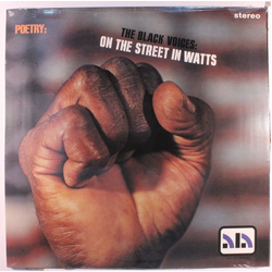 The Black Voices On The Street In Watts Vinyl LP USED