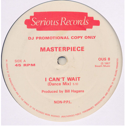 Masterpiece (19) I Can't Wait Vinyl 12" USED