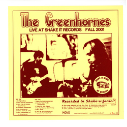 The Greenhornes Live At Shake It Records Fall 2001 Vinyl LP USED