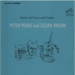Peter Pears / Julian Bream Music For Voice And Guitar Vinyl LP USED