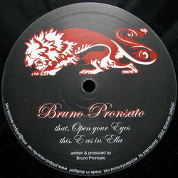 Bruno Pronsato Open Your Eyes / E As In Ella Vinyl 12" USED