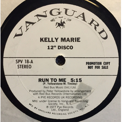 Kelly Marie Run To Me Vinyl 12" USED