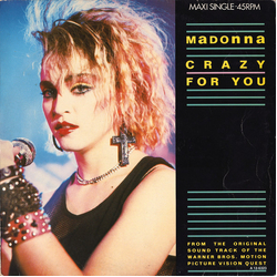 Madonna Crazy For You Vinyl 12" USED