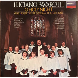 Luciano Pavarotti / National Philharmonic Orchestra / Kurt Herbert Adler O Holy Night Vinyl LP USED