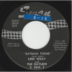 Link Wray And His Ray Men Batman Theme Vinyl 7" USED