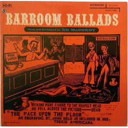 Ed McCurdy Barroom Ballads Vinyl LP USED