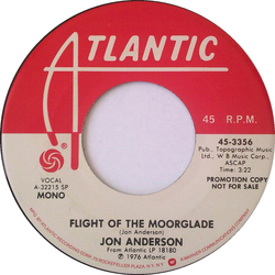 Jon Anderson Flight Of The Moorglade Vinyl 7" USED