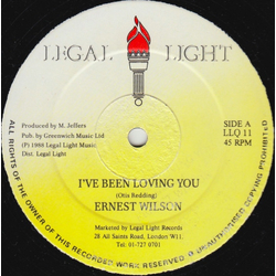 Ernest Wilson I've Been Loving You Vinyl 12" USED