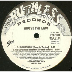 Above The Law Untouchable Vinyl 12" USED
