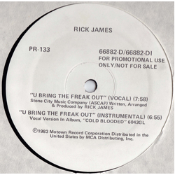 Rick James / Mary Jane Girls U Bring The Freak Out / Boys Vinyl 12" USED