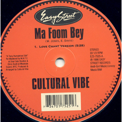 Cultural Vibe Ma Foom Bey Vinyl 12" USED