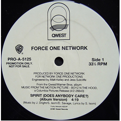 Force One Network Spirit (Does Anybody Care?) Vinyl 12" USED