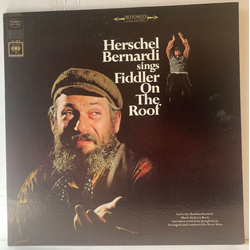 Herschel Bernardi Herschel Bernardi Sings Fiddler On The Roof Vinyl LP USED