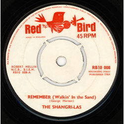 The Shangri-Las Remember (Walkin' In The Sand) Vinyl 7" USED