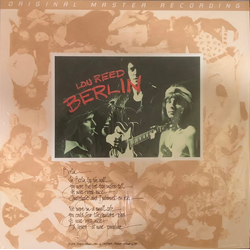 Lou Reed Berlin Vinyl LP USED