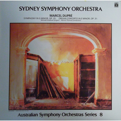 Marcel Dupré / Sydney Symphony Orchestra / Patrick Thomas (3) Symphony In G Minor / Organ Concerto In E Minor Vinyl LP USED