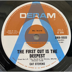 Cat Stevens The First Cut Is The Deepest Vinyl 7" USED