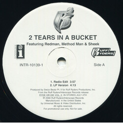 Ruff Ryders 2 Tears In A Bucket USED VINYL 12INCH PROMO