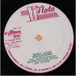 The Sensations / The Supersonics / Jah Stone / The Techniques Baby Love / Westmoreland Flood / Original Travelling Man Vinyl 12" USED