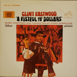 Ennio Morricone A Fistful Of Dollars (An Original Soundtrack Recording) Vinyl LP USED