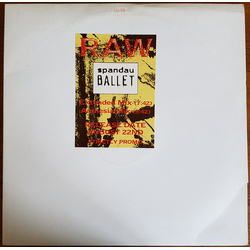 Spandau Ballet Raw Vinyl 12" USED