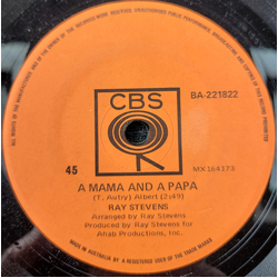 Ray Stevens A Mama And A Papa / Melt Vinyl 7" USED