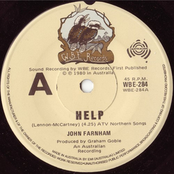 John Farnham Help Vinyl 7" USED