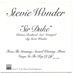 Stevie Wonder Sir Duke / He's Misstra Know-It-All Vinyl 7" USED