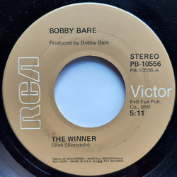 Bobby Bare The Winner Vinyl 7" USED