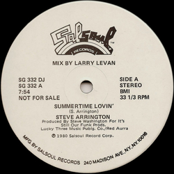 Steve Arrington Summertime Lovin' Vinyl 12" USED