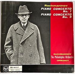 Sergei Vasilyevich Rachmaninoff / The Philadelphia Orchestra / Eugene Ormandy Piano Concerto No 1 In F Sharp Minor, Op. 1 & Piano Concerto No 4  In G 