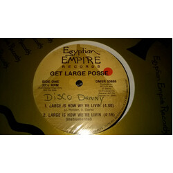 Get Large Posse Large Is How We're Livin USED VINYL 12INCH 33 S RPM SINGLE PROMO