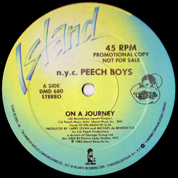 Peech Boys On A Journey Vinyl 12" USED