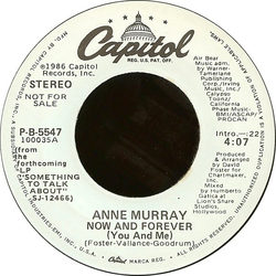 Anne Murray Now And Forever (You And Me) Vinyl 7" USED