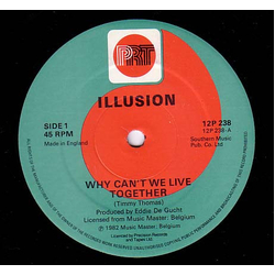 Illusion (2) Why Can't We Live Together Vinyl 12" USED