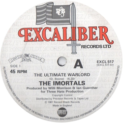The Immortals (2) The Ultimate Warlord Vinyl 12" USED
