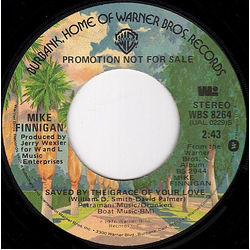 Mike Finnigan Saved By The Grace Of Your Love Vinyl 7" USED