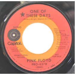 Pink Floyd One Of These Days Vinyl 7" USED