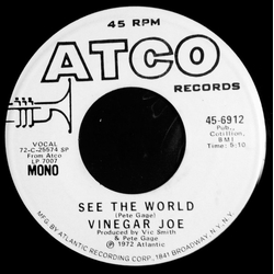 Vinegar Joe See The World Vinyl 7" USED
